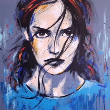 Peinture intitulée "Lise" par Sébastien Klein, Œuvre d'art originale, Acrylique Monté sur Châssis en bois