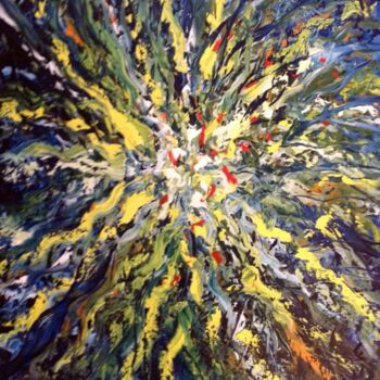 「Epanouie」というタイトルの絵画 Moreau Franck Didierによって, オリジナルのアートワーク, オイル