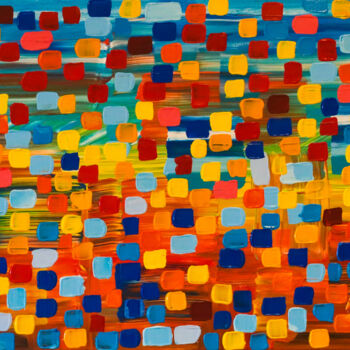 「beautiful day of co…」というタイトルの絵画 Philippe Combis (PhilIppe CBS)によって, オリジナルのアートワーク, アクリル