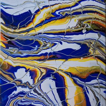 Painting titled "Carnaval Vénitien 2…" by Françoise Petitjean, Original Artwork, Acrylic