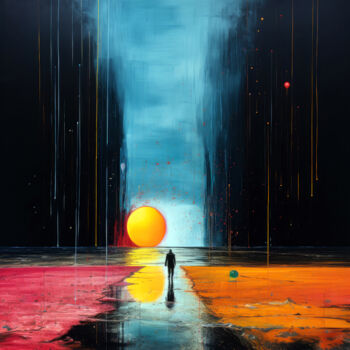 Artes digitais intitulada "Second Secret World…" por Justyna Jaszke, Obras de arte originais, Pintura digital