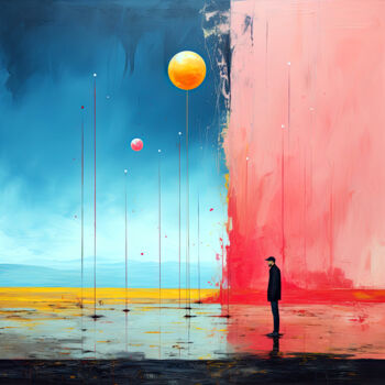 Artes digitais intitulada "Second Secret World…" por Justyna Jaszke, Obras de arte originais, colagem digital