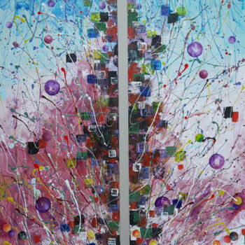 Painting titled "ABRACADABRA" by Dragos Bagia, Original Artwork, Oil