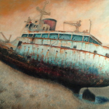 Painting titled "N3" by Yves Cass, Original Artwork, Acrylic Mounted on Wood Stretcher frame