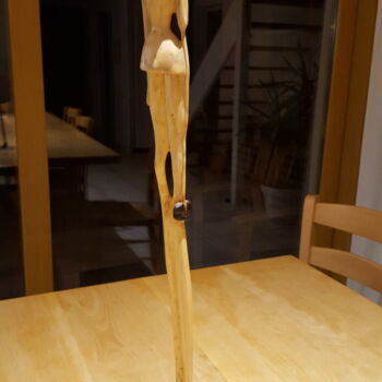 Scultura intitolato "Sac à main" da Max Bernard, Opera d'arte originale, Legno