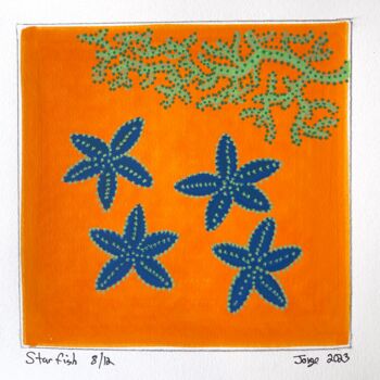 Pintura intitulada "Starfish 8/12" por Jorge Gonzalez, Obras de arte originais, Acrílico