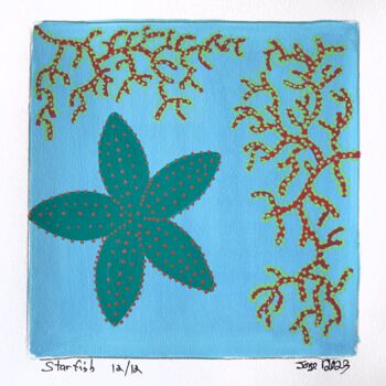 绘画 标题为“Starfish 12/12” 由Jorge Gonzalez, 原创艺术品, 丙烯