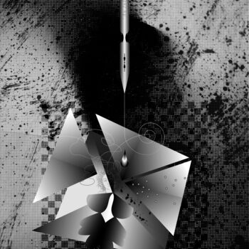 Arte digitale intitolato "'An Inkling' - 2310…" da Rosemary Collard, Opera d'arte originale, Lavoro digitale 2D