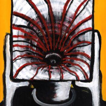 Painting titled "Eye" by Vaxo Lang, Original Artwork, Acrylic