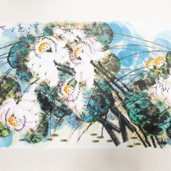 Painting titled "Fresh world 清凉世界 (N…" by Dayou Lu, Original Artwork, Pigments