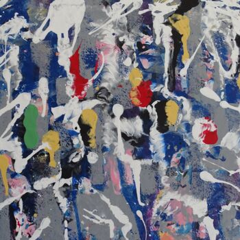 Schilderij getiteld "Dancing into daybre…" door Grant Preston, Origineel Kunstwerk, Acryl