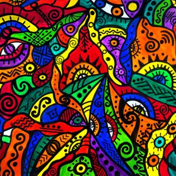 "Dynamics" başlıklı Tablo Olena Kovalenko tarafından, Orijinal sanat, Işaretleyici