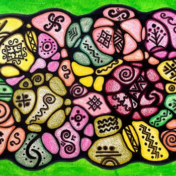 "Spring" başlıklı Tablo Olena Kovalenko tarafından, Orijinal sanat, Işaretleyici