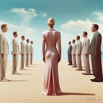 Arte digital titulada "Irreplaceable" por Ddking, Obra de arte original, Impresión digital