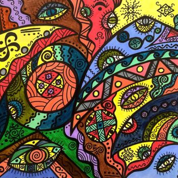 "Pulse" başlıklı Tablo Olena Kovalenko tarafından, Orijinal sanat, Işaretleyici