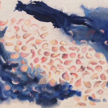 Painting titled "Przemijalność rzecz…" by Katarzyna Stopińska, Original Artwork, Acrylic