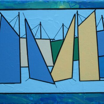 Peinture intitulée "Tempête" par Nyls  Eliot, Œuvre d'art originale, Acrylique Monté sur Châssis en bois
