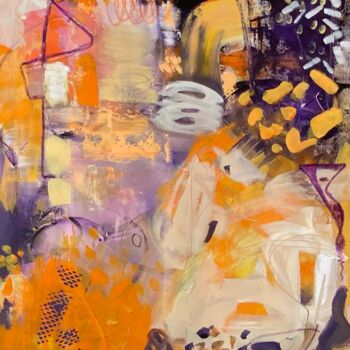 Pittura intitolato "Fields of laughter 2" da Marlise Witschi, Opera d'arte originale, Acrilico