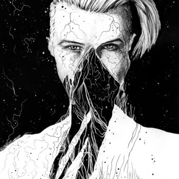 "me_irl" başlıklı Resim Evan Chastagner tarafından, Orijinal sanat, Mürekkep
