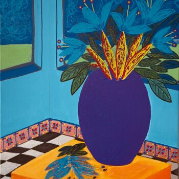 Pittura intitolato "Hello Still Life, N…" da Jorge Gonzalez, Opera d'arte originale, Acrilico Montato su Telaio per barella…