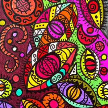 Pintura titulada "Return" por Olena Kovalenko, Obra de arte original, Rotulador