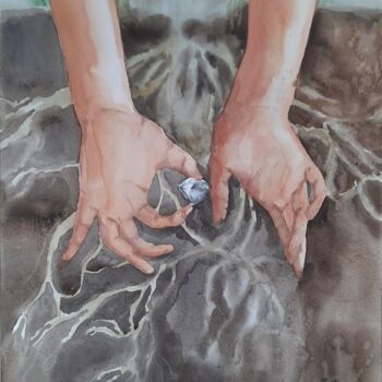 Pintura titulada "Family heirloom" por Anna Hnatiuk, Obra de arte original, Acuarela