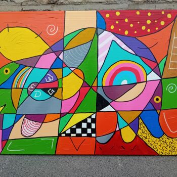 Peinture intitulée "Perception" par Toro Teodoro, Œuvre d'art originale, Acrylique