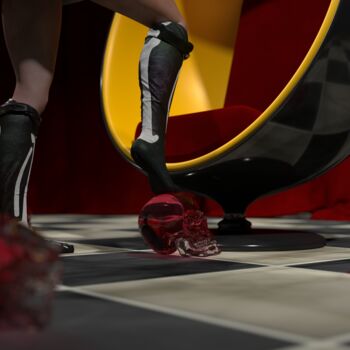 Artes digitais intitulada "Halloween rehearsal…" por Evargas, Obras de arte originais, Modelagem 3D