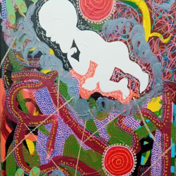 Peinture intitulée "Contemplation" par Toro Teodoro, Œuvre d'art originale, Acrylique