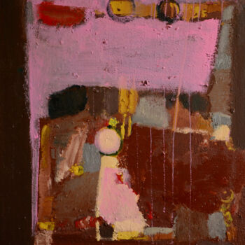 「Pink streams」というタイトルの絵画 Ihor Melnykによって, オリジナルのアートワーク, オイル