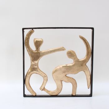 Γλυπτική με τίτλο "Tableau (n° 211)" από Didier Fournier, Αυθεντικά έργα τέχνης, Μπρούντζος