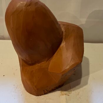 Sculpture intitulée "Menhir" par Terredediane, Œuvre d'art originale, Argile