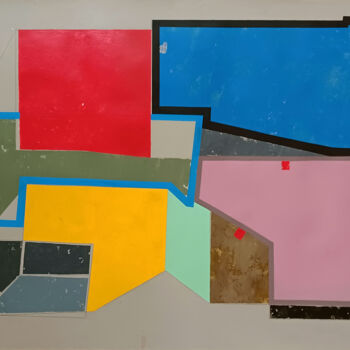 Peinture intitulée "M 5c" par Luis Medina, Œuvre d'art originale, Acrylique