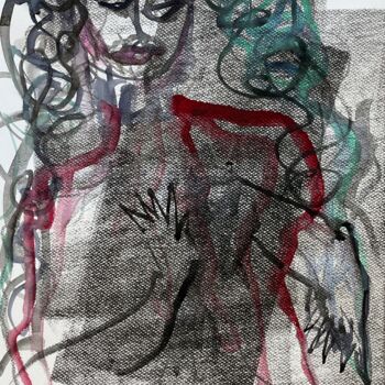 绘画 标题为“Woman. Life. Freedo…” 由Susanne Caecilie Walther, 原创艺术品, 水彩