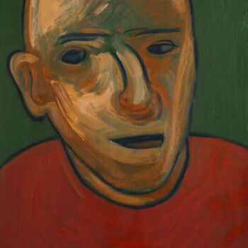 Peinture intitulée "Richard - 4" par Pierre Paszkowski, Œuvre d'art originale, Huile