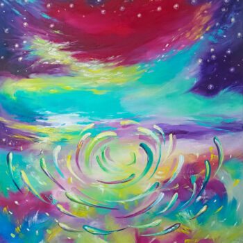 绘画 标题为“Meditation. part 1” 由Natalie Rusinova, 原创艺术品, 油