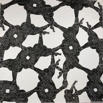 印花与版画 标题为“He, She, They, Them…” 由Michael E. Voss, 原创艺术品, Linocuts