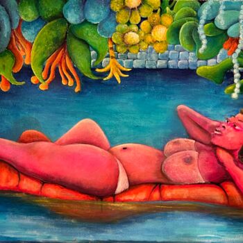 Painting titled "Mega Bassine et Non…" by Richard Lorimier, Original Artwork, Acrylic