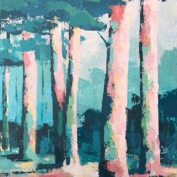 Peinture intitulée "Sur la Terre comme…" par Aurore Nugeron, Œuvre d'art originale, Acrylique