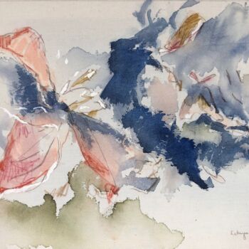 Painting titled "Przemijalność rzecz…" by Katarzyna Stopińska, Original Artwork, Acrylic