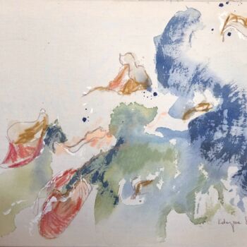 Painting titled "Przemijalność rzecz…" by Katarzyna Stopińska, Original Artwork, Acrylic