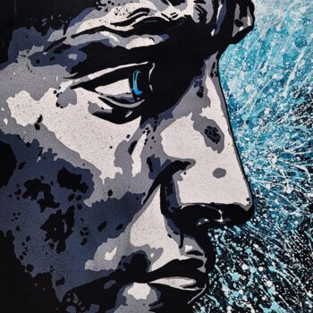 Pittura intitolato "DAVID 1" da Myriam Bellanger, Opera d'arte originale, Acrilico