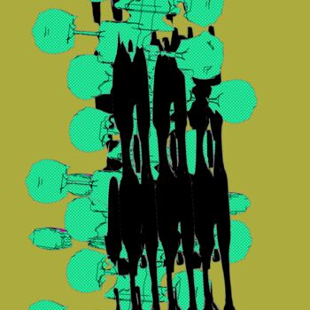 Arte digitale intitolato "Digital Sculpture #…" da Vasily Shestopalov, Opera d'arte originale, Pittura digitale