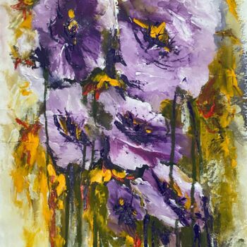 Painting titled "Unconditional" by Oksana Almiz, Original Artwork, Acrylic Mounted on Wood Stretcher frame