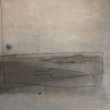 Schilderij getiteld "Simboli di guerre" door Alessio Brugnoli, Origineel Kunstwerk, Acryl