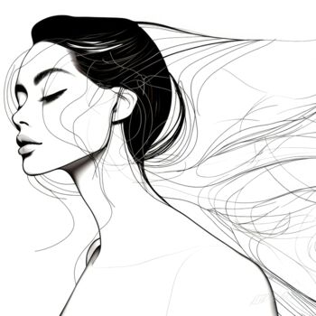 제목이 "Streamlined Model -…"인 디지털 아트 Sykart Designs로, 원작, AI 생성 이미지