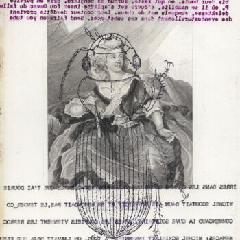 Gravures & estampes intitulée "Coleoptera #01" par Xavier Debeerst, Œuvre d'art originale, Monotype