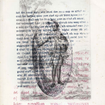 Gravures & estampes intitulée "Coleoptera #04" par Xavier Debeerst, Œuvre d'art originale, Monotype