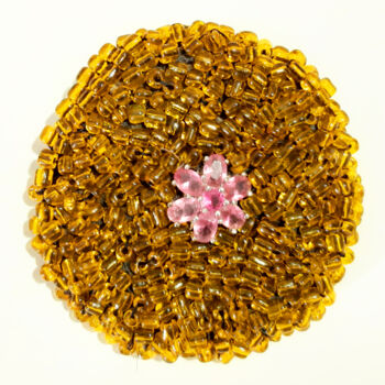 Textile Art titled "Accessory #4" by Poly, Original Artwork, Embroidery