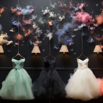 数字艺术 标题为“ÉCLATS DE COUTURE E…” 由Anki, 原创艺术品, AI生成的图像 安装在铝上